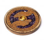 Räucherstäbchen & Kegel Halter Heilende Hände Amethyst